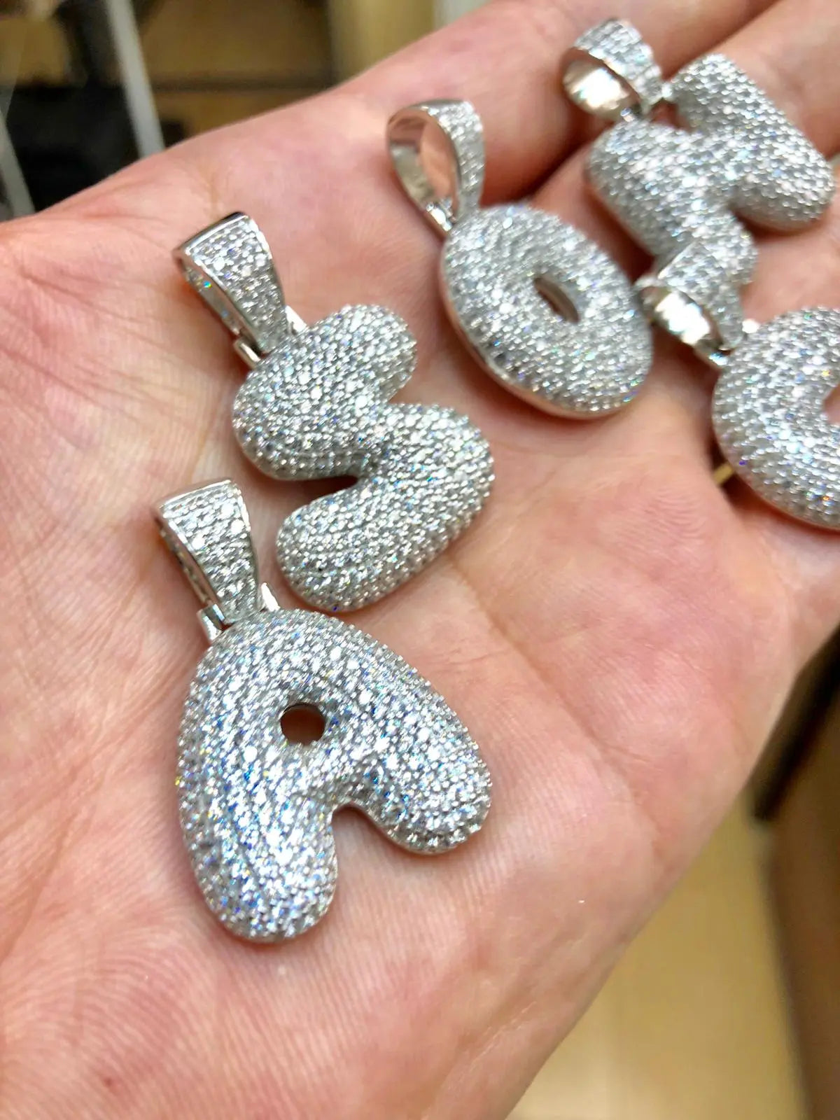 Initial Letters CZ Pendant