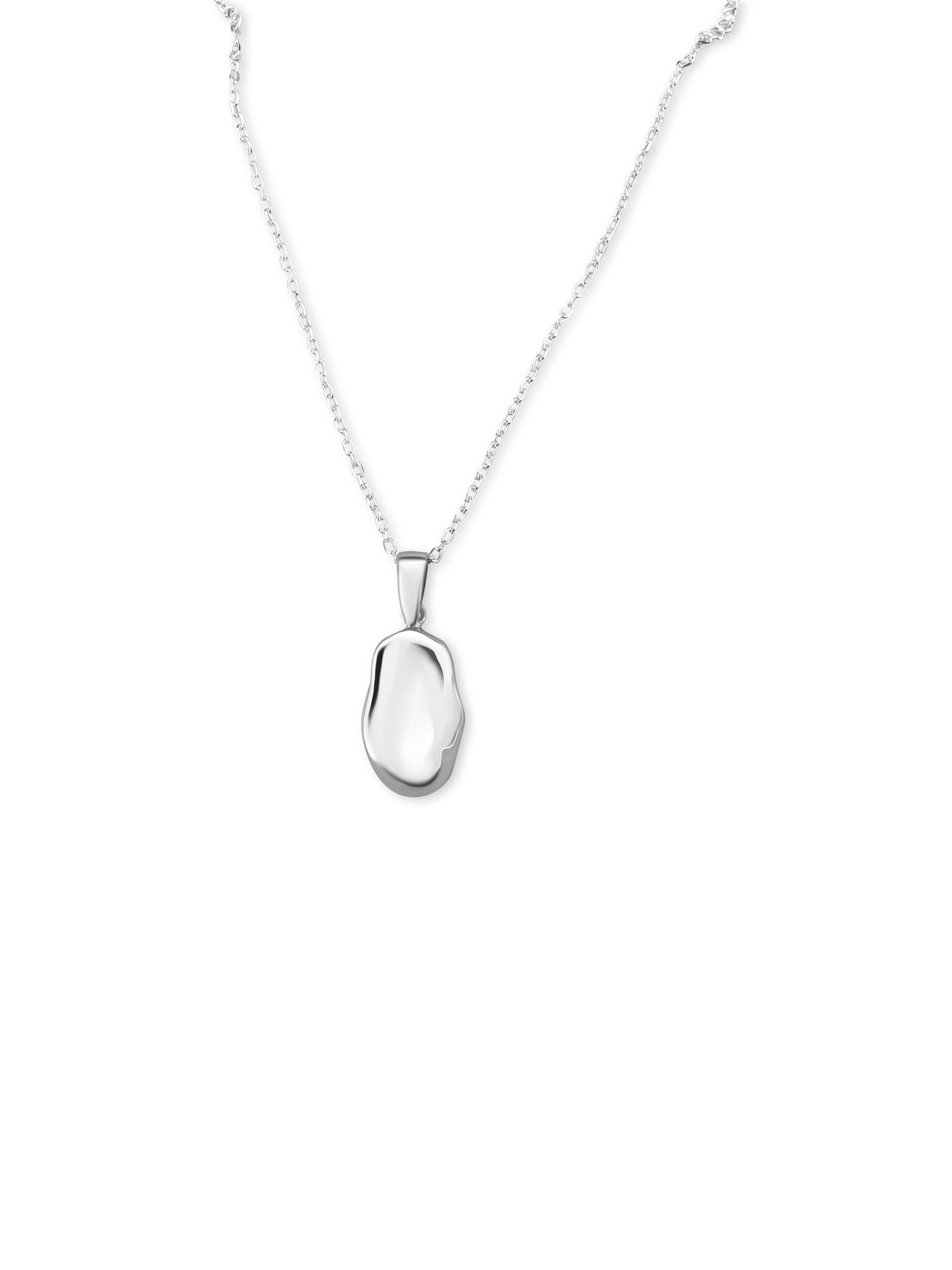Baroque Pearl Necklace & Silver Stud Earrings Set – Gift Boxed