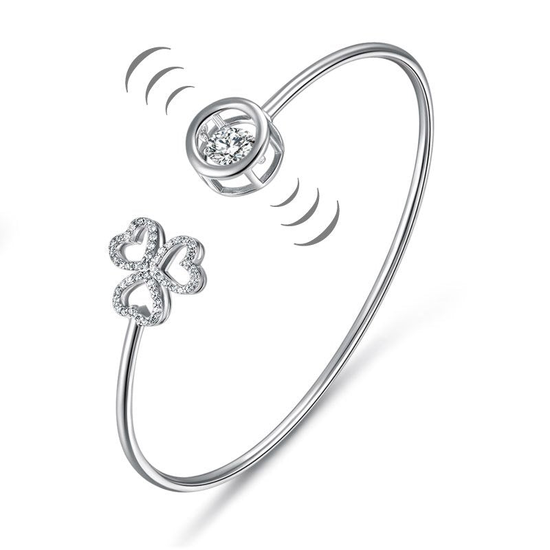 Hearts Flower Bangle