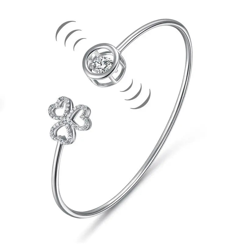 Hearts Flower Bangle