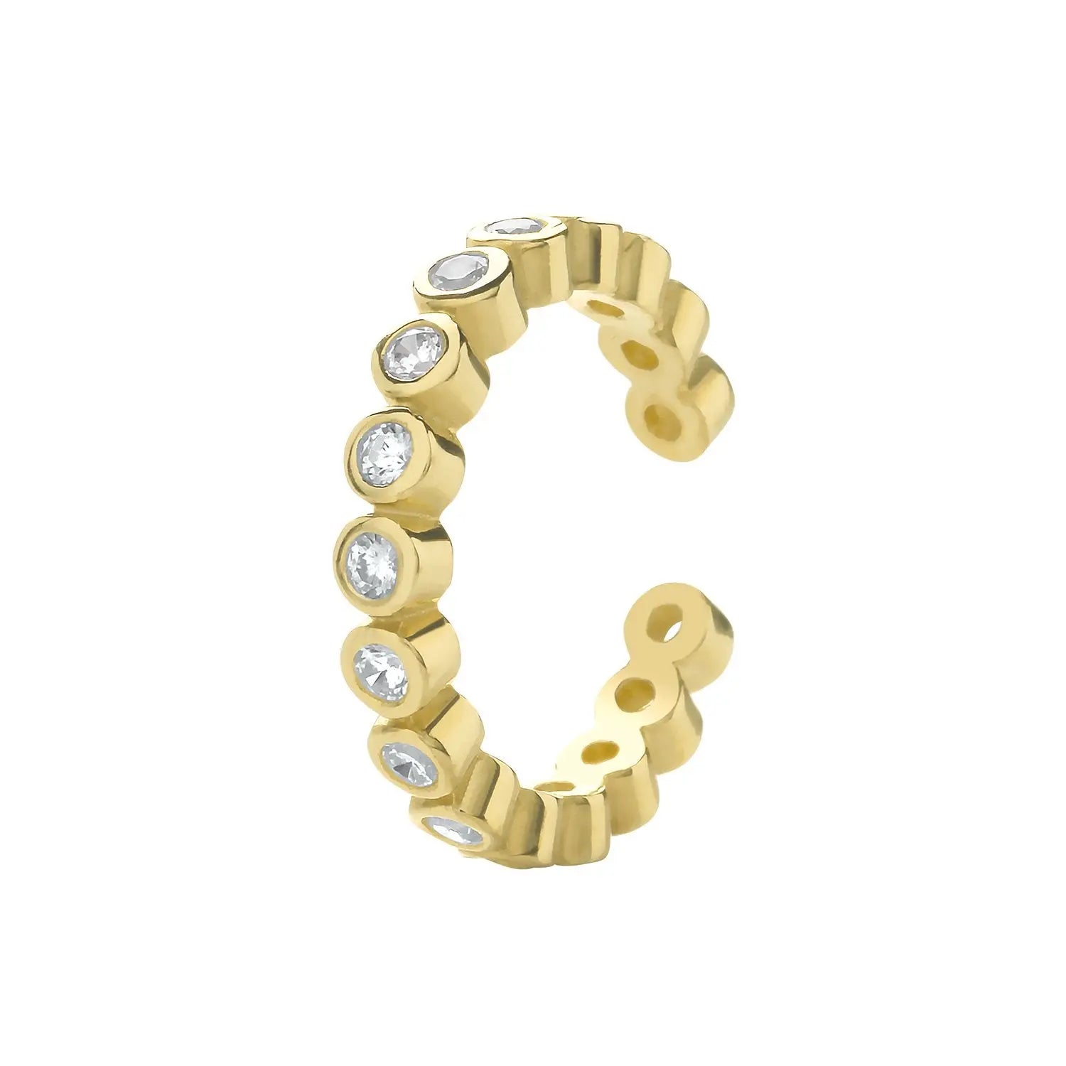 Cubic Zirconia Cartilage Cuff