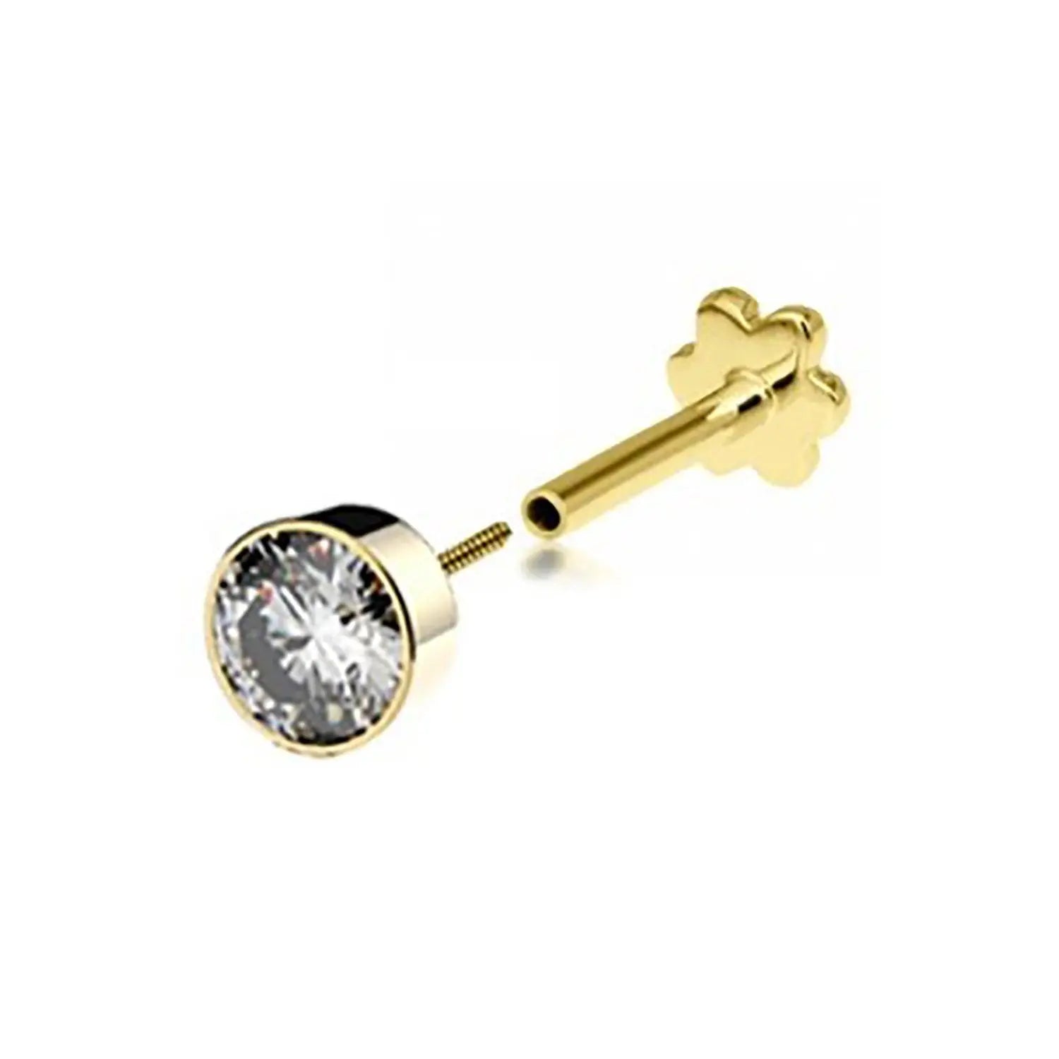 CZ CARTILAGE LABRET