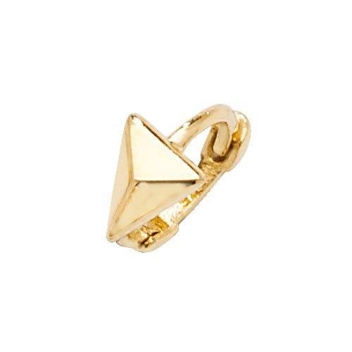 Genuine 9ct Yellow Gold Rhombus Cartilage Hoop Earring