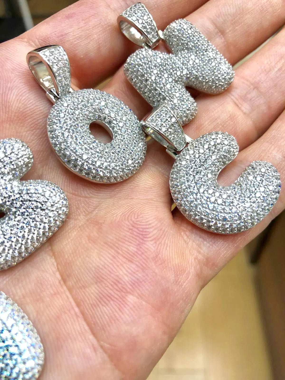 925 Sterling Silver 26 Initial Letters CZ Pendant Unisex - Gift Boxed limanilondon