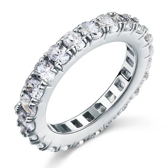 Oval Cut Eternity Band