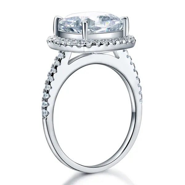 925 Sterling Silver Wedding Engagement Ring 5 Carat Created Diamond limanilondon