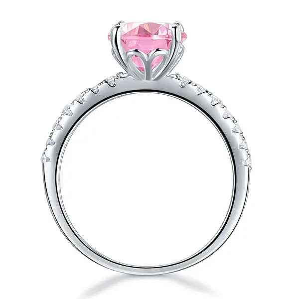 Sterling Silver Bridal Engagement Ring 2 Carat Simulated Diamond Jewellery