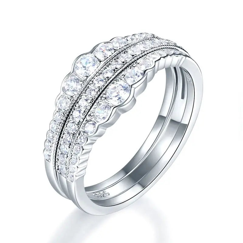 Wedding Band Ring Set