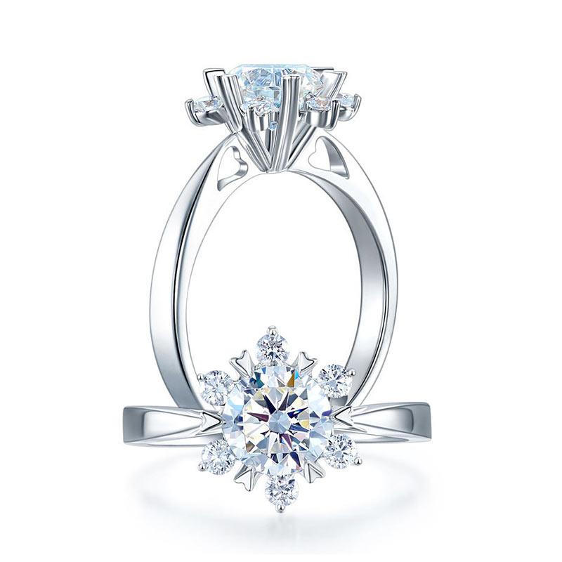 moissanite diamond ring