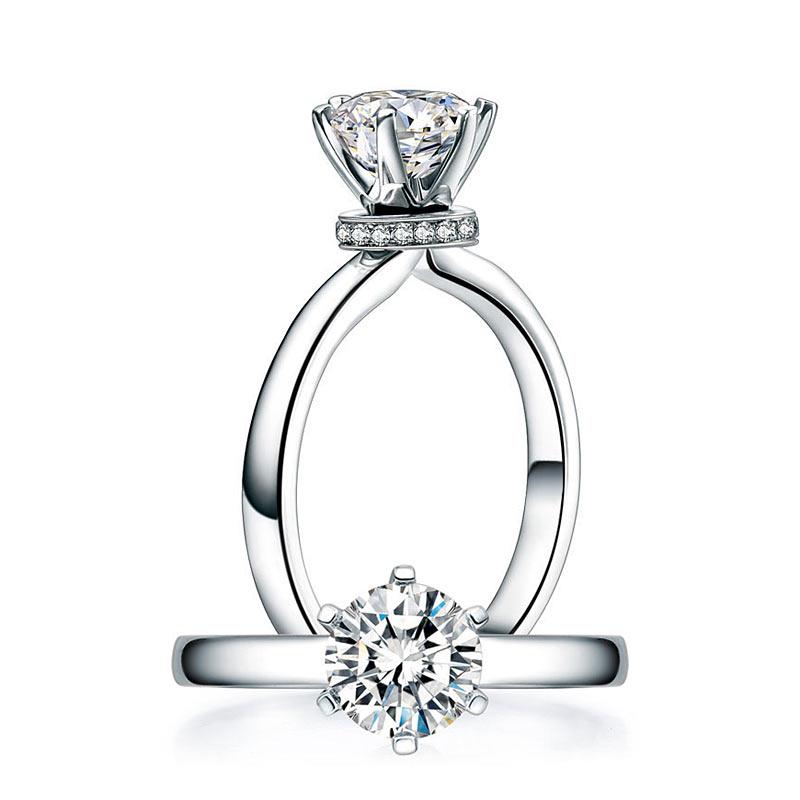 Moissanite Diamond Ring