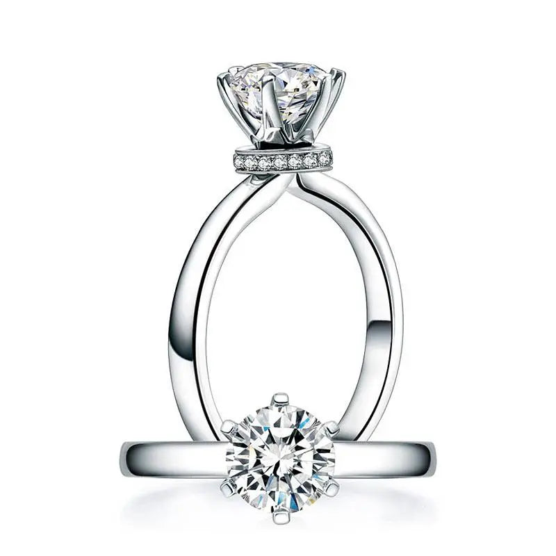 Moissanite Diamond Ring