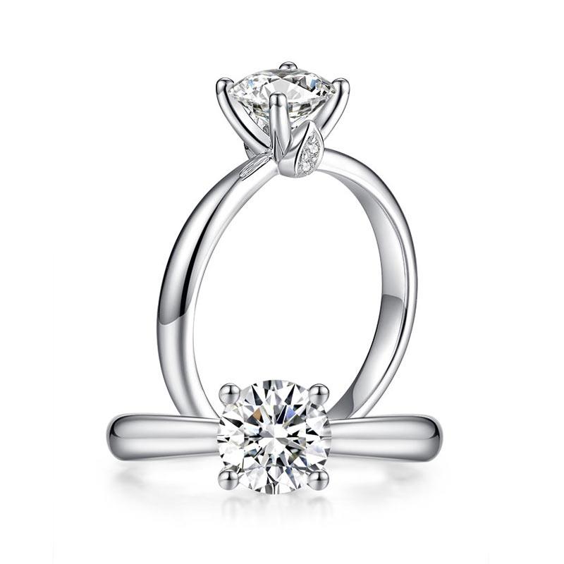 Moissanite Diamond Ring