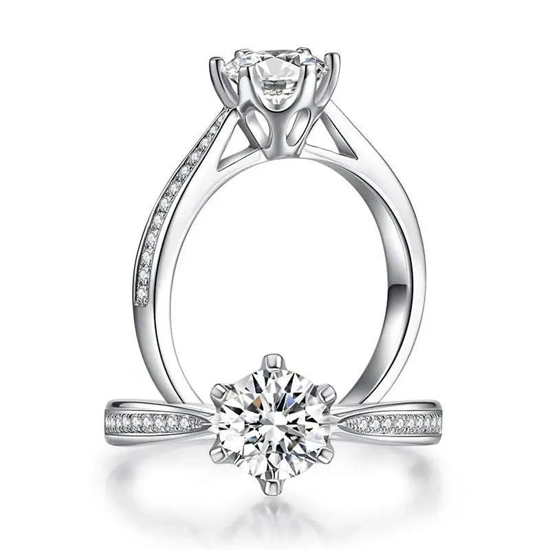 Moissanite Diamond Ring