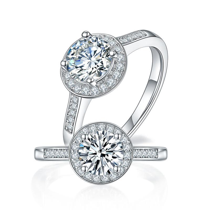 Moissanite Diamond Ring