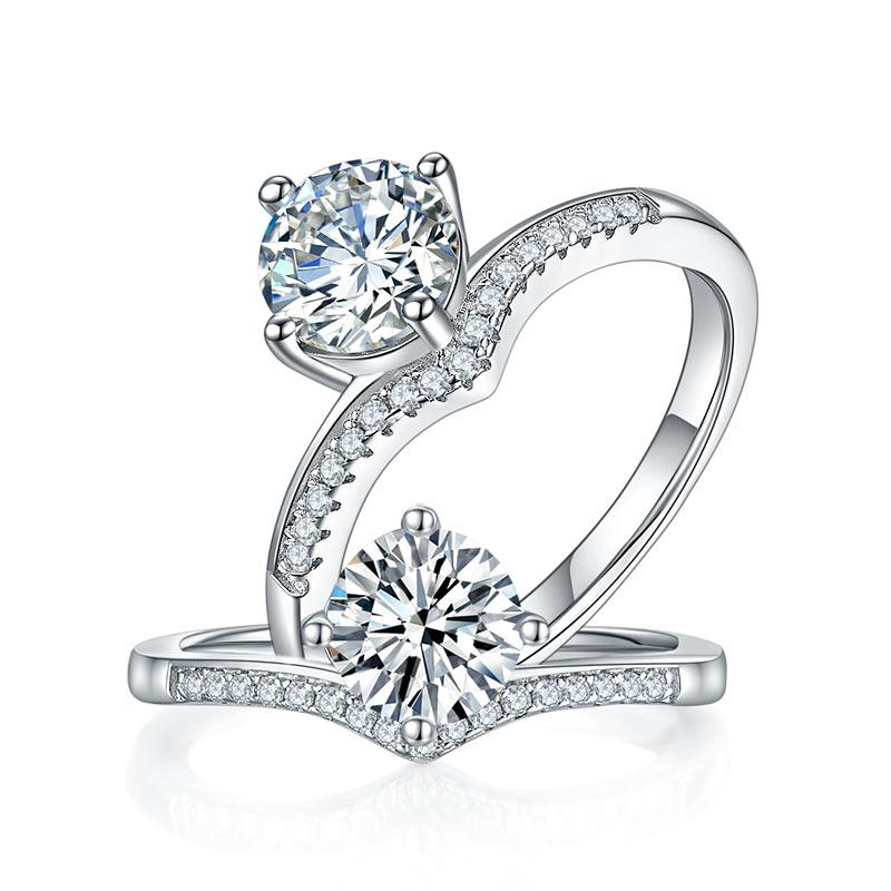 Moissanite Diamond Ring