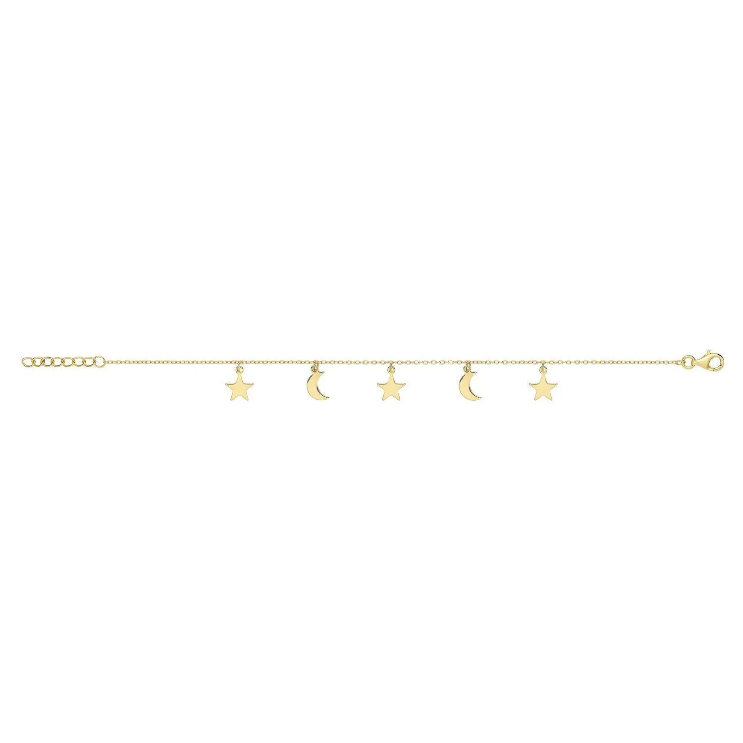 Moons Star Charms Bracelet