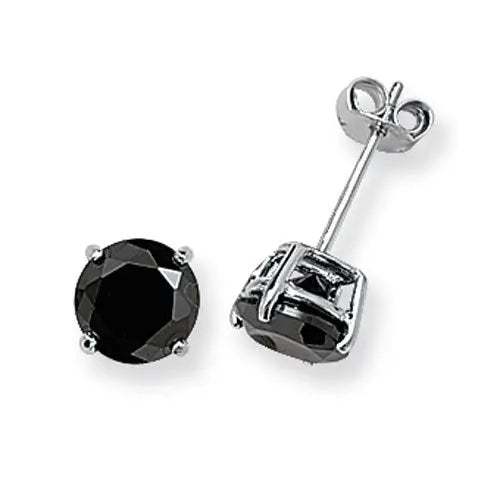 cubic zirconia stud earrings