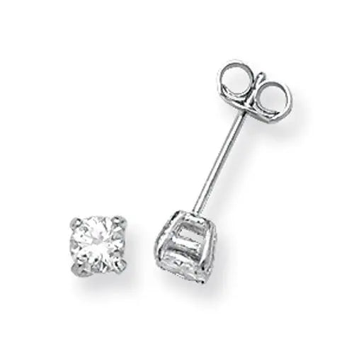 cubic zirconia stud earrings