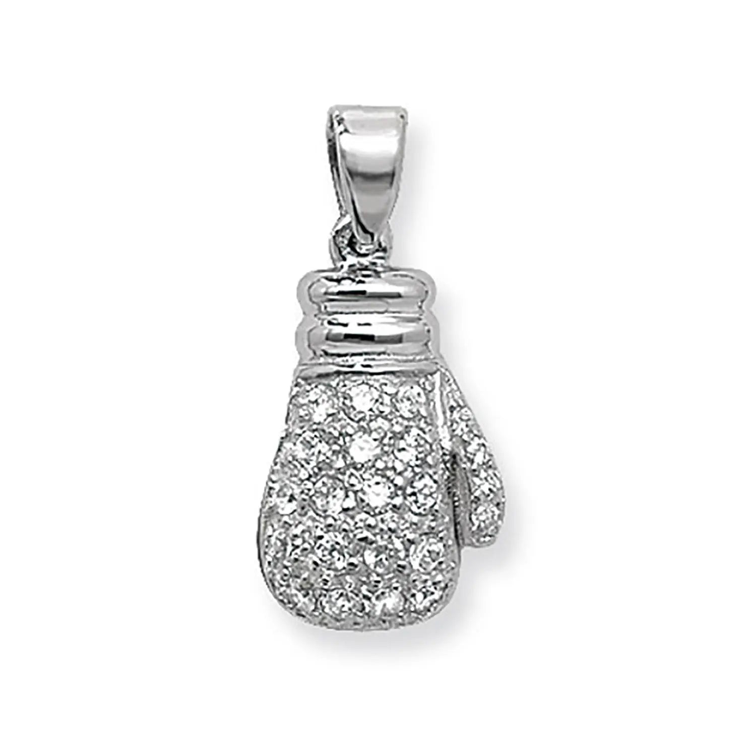 Boxing Glove CZ Pendant