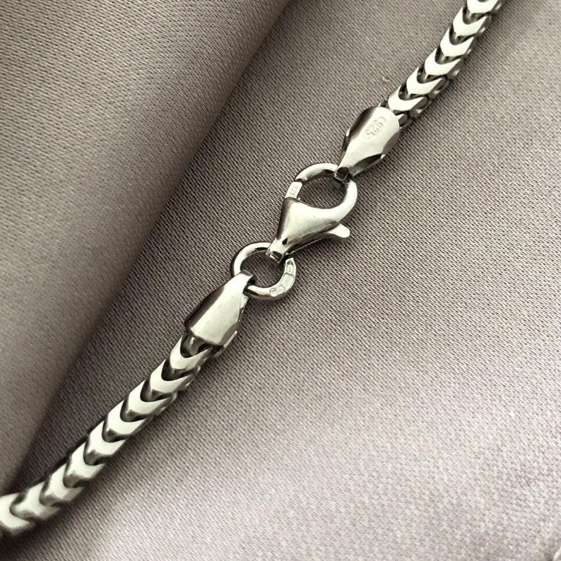 Sterling Silver Mens Franco Chain 7-32 inches