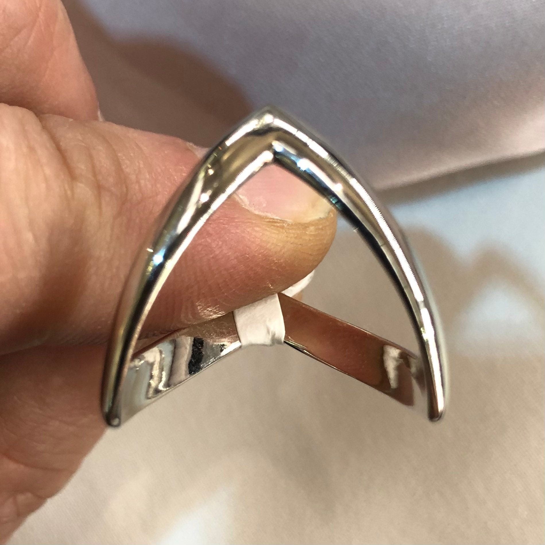 925 Sterling Silver Ladies Wishbone Ring H-Z Sizes - Gift Boxed