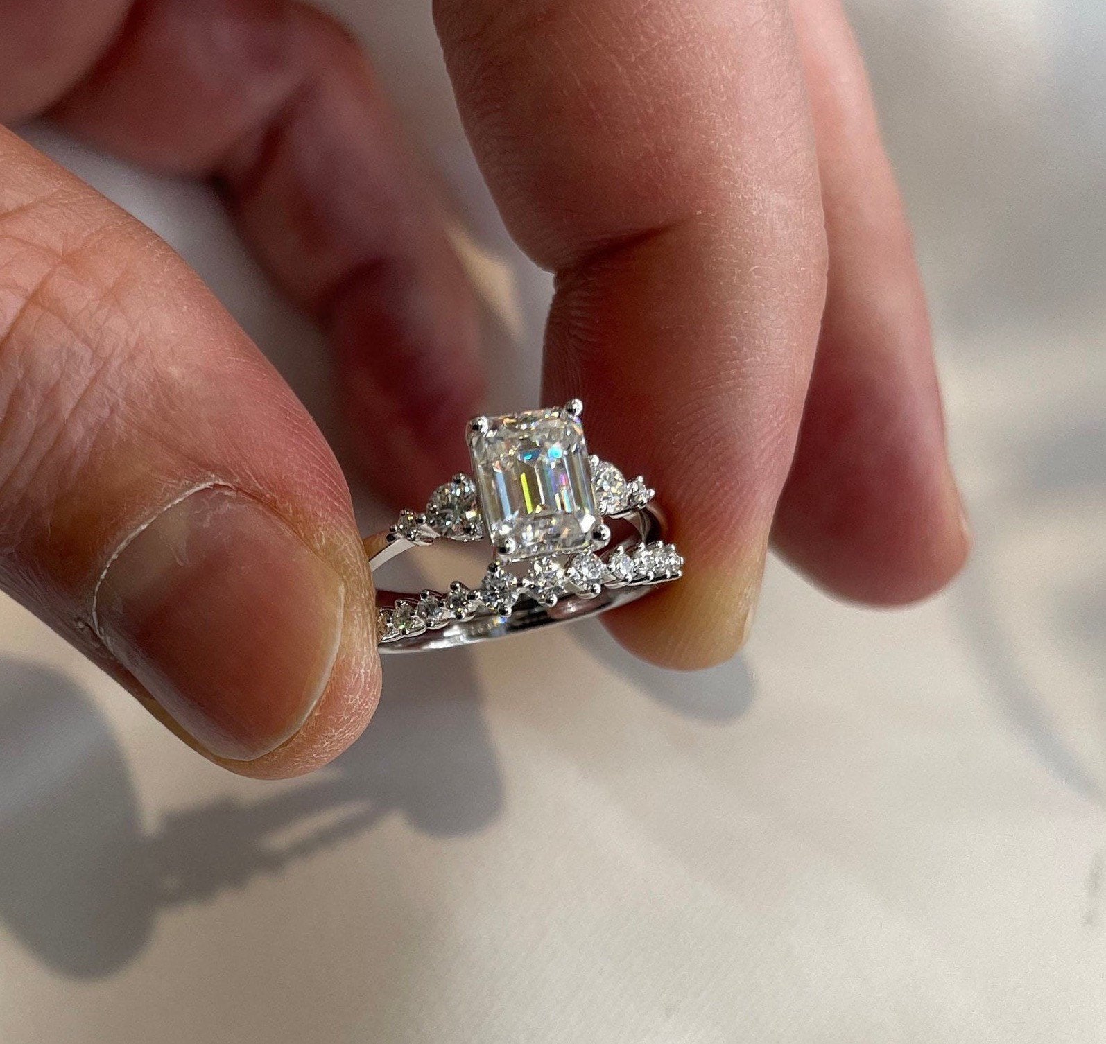 Moissanite Diamond ring