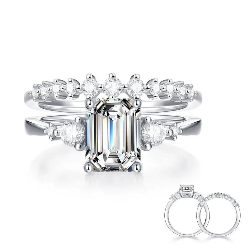 moissanite diamond ring