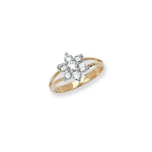 Babies Cluster CZ Ring
