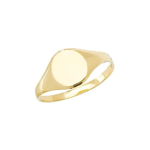 Plain Oval Signet Ring
