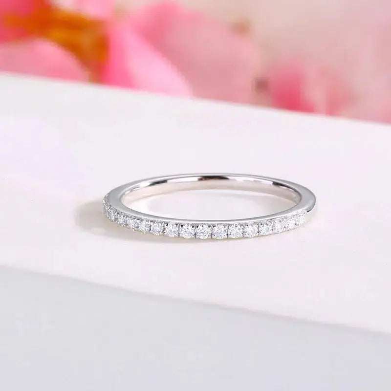 Half Eternity Wedding Band