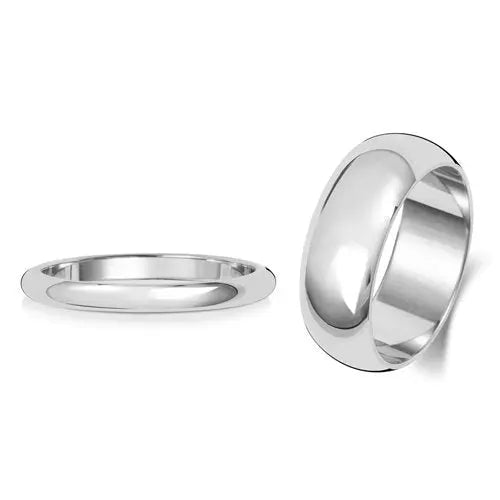 d shape wedding ring