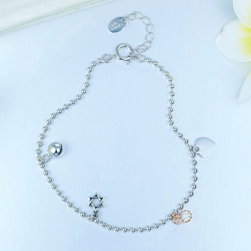Solid Sterling Silver Bracelet Fashion Bridesmaid Wedding Gift