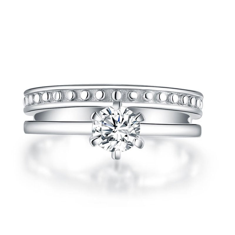 Solid 925 Sterling Silver Ring Fashion Party Jewellery