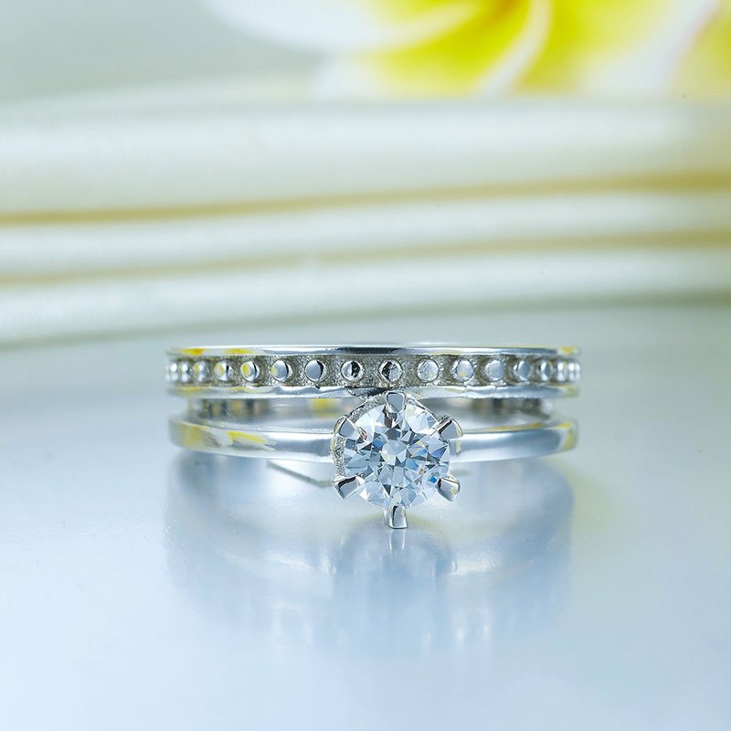 Solid 925 Sterling Silver Ring Fashion Party Jewellery
