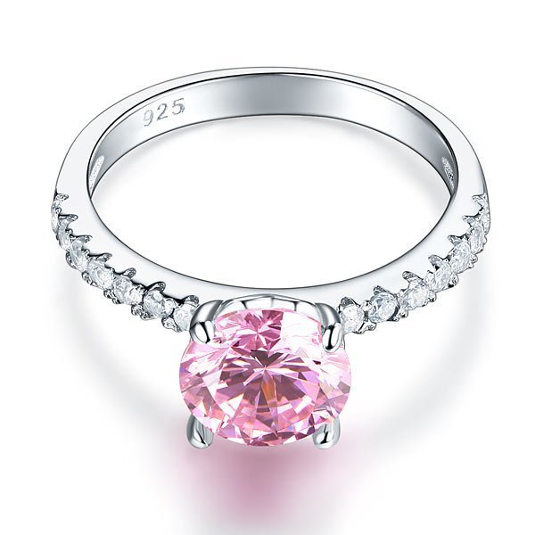 Sterling Silver Bridal Engagement Ring 2 Carat Created Diamond Jewellery