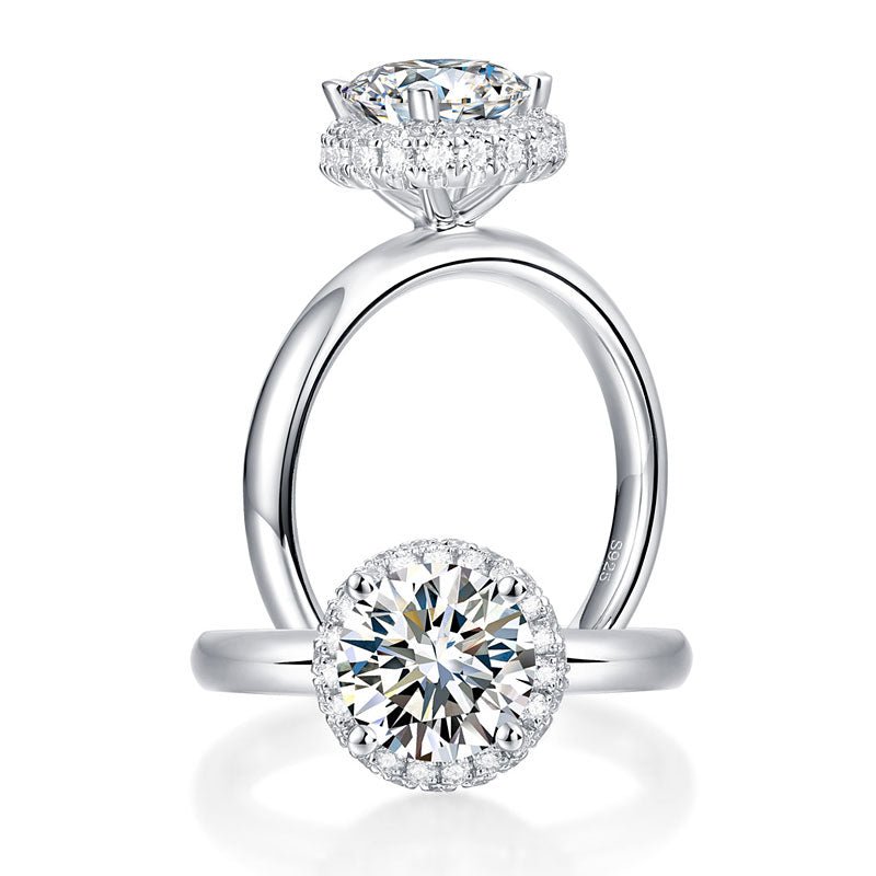 moissanite diamond ring