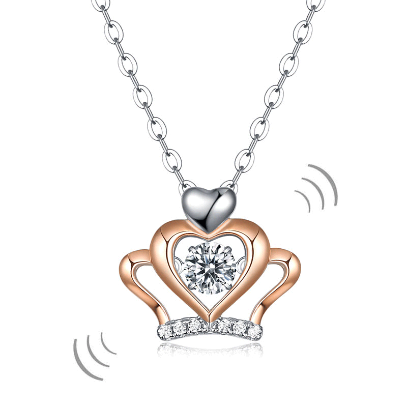 Heart Crown Necklace