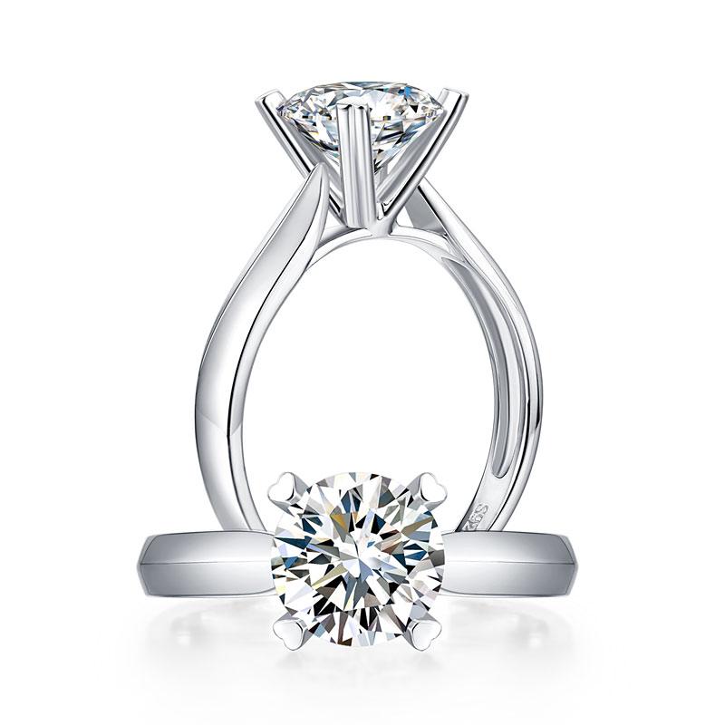 moissanite diamond ring