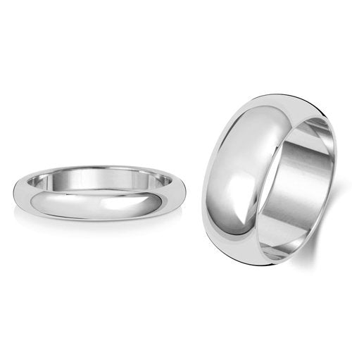 d shape wedding ring